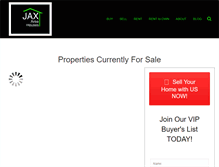 Tablet Screenshot of jaxareahouses.com